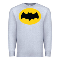 Heather Grey adam west bat Premium Sweatshirt - InspiraDesign