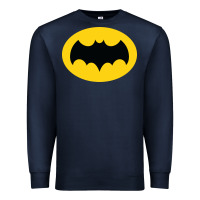 Navy adam west bat Premium Sweatshirt - InspiraDesign