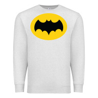 Oatmeal Heather adam west bat Premium Sweatshirt - InspiraDesign
