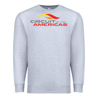 Heather Grey circuit of the americas Premium Sweatshirt - InspiraDesign