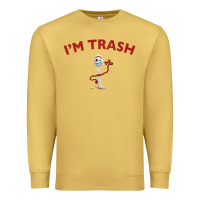 Antique Gold i'm trash forky Premium Sweatshirt - InspiraDesign