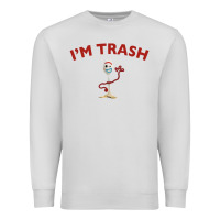 Dove Grey i'm trash forky Premium Sweatshirt - InspiraDesign