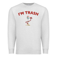 Oatmeal Heather i'm trash forky Premium Sweatshirt - InspiraDesign