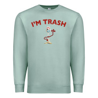 Seafoam i'm trash forky Premium Sweatshirt - InspiraDesign
