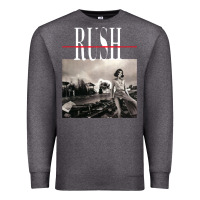 Charcoal Heather rush permanent waves Premium Sweatshirt - InspiraDesign