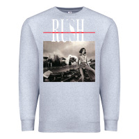 Heather Grey rush permanent waves Premium Sweatshirt - InspiraDesign