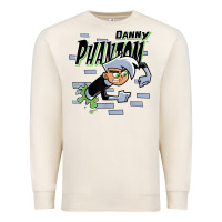 Sandshell Danny Phantom Coming Through Brick Wall Premium Sweatshirt - InspiraDesign