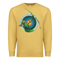 Green Arrow Dc, Green Arrow Dc Vintage, Green Arrow Dc Art, Green Arro Premium Sweatshirt | Teevron