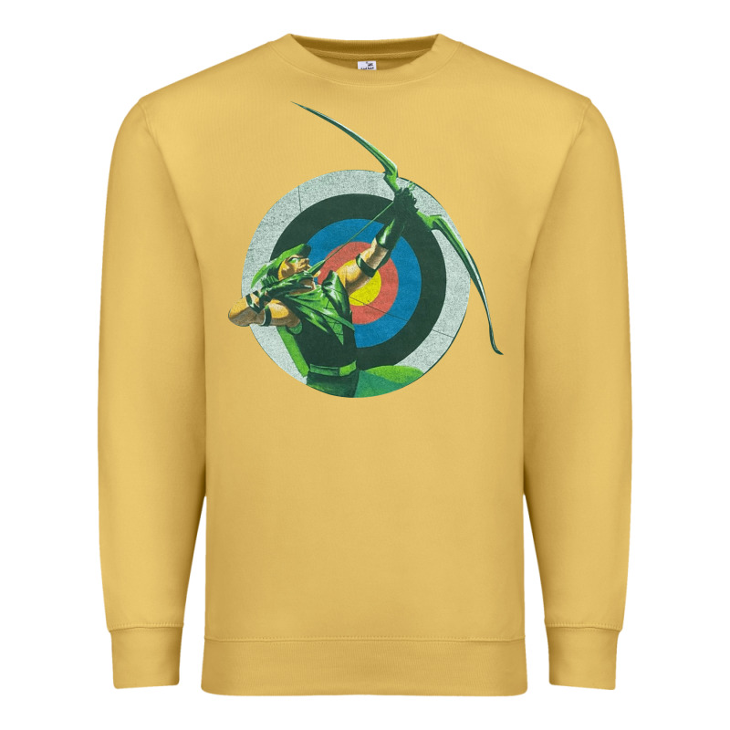 Green Arrow Dc, Green Arrow Dc Vintage, Green Arrow Dc Art, Green Arro Premium Sweatshirt by InspiraDesign | Teevron