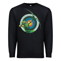 Black Green Arrow DC, Green Arrow DC vintage, Green Arrow DC art, Green Arro Premium Sweatshirt - InspiraDesign