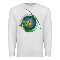 Oatmeal Heather Green Arrow DC, Green Arrow DC vintage, Green Arrow DC art, Green Arro Premium Sweatshirt - InspiraDesign