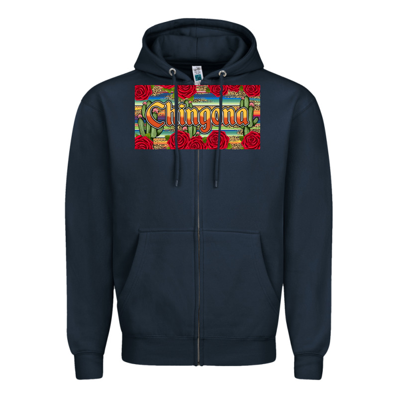 Chingona Zipper Hoodie by JahusDesignShop | Teevron