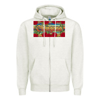 Oatmeal Heather chingona Zipper Hoodie - JahusDesignShop