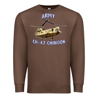 Chestnut ARMY CH-47 CHINOOK HELICOPTER Premium Sweatshirt - InspiraDesign
