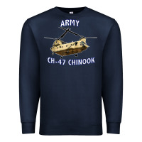 Navy ARMY CH-47 CHINOOK HELICOPTER Premium Sweatshirt - InspiraDesign