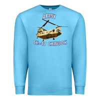 Ocean Blue ARMY CH-47 CHINOOK HELICOPTER Premium Sweatshirt - InspiraDesign