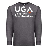 Charcoal Heather université grenoble alpes Premium Sweatshirt - ArtChic