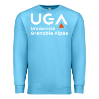 Ocean Blue université grenoble alpes Premium Sweatshirt - ArtChic