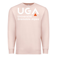 Pale Pink université grenoble alpes Premium Sweatshirt - ArtChic