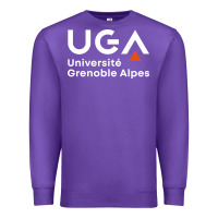 Purple université grenoble alpes Premium Sweatshirt - ArtChic