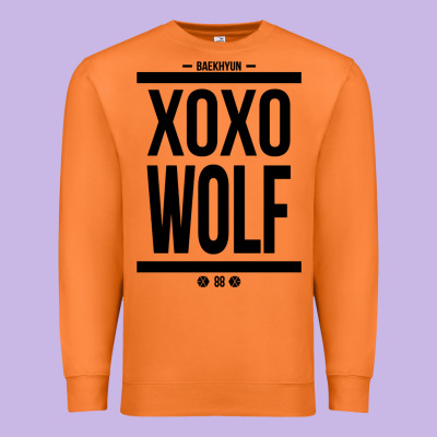 Exo Wolf  Baekhyun 88  Kpop Text Style Premium Sweatshirt Designed By Artchic