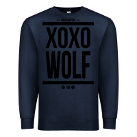 Navy EXO WOLF  BaekHyun 88  KPOP Text Style Premium Sweatshirt - ArtChic