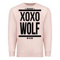 Pale Pink EXO WOLF  BaekHyun 88  KPOP Text Style Premium Sweatshirt - ArtChic