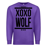 Purple EXO WOLF  BaekHyun 88  KPOP Text Style Premium Sweatshirt - ArtChic