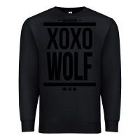 Black EXO WOLF  BaekHyun 88  KPOP Text Style Premium Sweatshirt - ArtChic