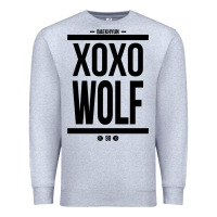 Heather Grey EXO WOLF  BaekHyun 88  KPOP Text Style Premium Sweatshirt - ArtChic
