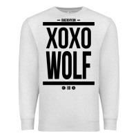 Oatmeal Heather EXO WOLF  BaekHyun 88  KPOP Text Style Premium Sweatshirt - ArtChic