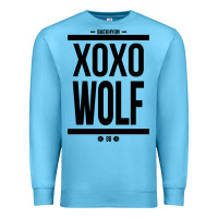 Ocean Blue EXO WOLF  BaekHyun 88  KPOP Text Style Premium Sweatshirt - ArtChic