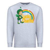 Heather Grey lucky charms lucky charms Premium Sweatshirt - ArtChic