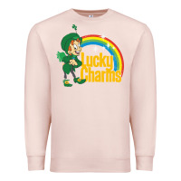 Pale Pink lucky charms lucky charms Premium Sweatshirt - ArtChic