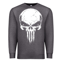 Charcoal Heather the punisher Premium Sweatshirt - ArtChic