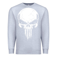 Heather Grey the punisher Premium Sweatshirt - ArtChic