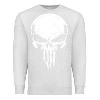 Oatmeal Heather the punisher Premium Sweatshirt - ArtChic
