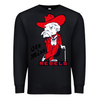 Black vintage colonel reb mascot Premium Sweatshirt - ArtChic