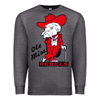 Charcoal Heather vintage colonel reb mascot Premium Sweatshirt - ArtChic