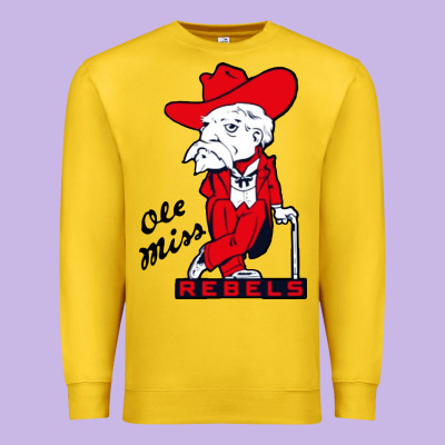 Vintage Colonel Reb Mascot Premium Sweatshirt Designed By Artchic