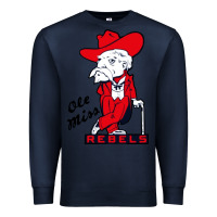 Navy vintage colonel reb mascot Premium Sweatshirt - ArtChic