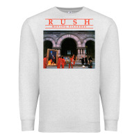 Oatmeal Heather Moving Pictures - Rush Premium Sweatshirt - ArtChic