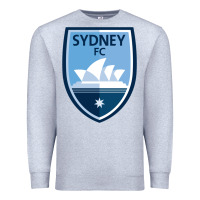 Heather Grey Sydney FC Premium Sweatshirt - ArtChic