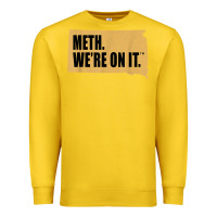 Lemon mens meth we're on it south dakota anti drugs campaign vintage t shirt Premium Sweatshirt - ArtChic