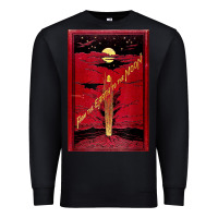 Black From The Earth To The Moon Jules Verne Book Cover Design Premium Sweatshirt - ArtChic