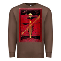 Chestnut From The Earth To The Moon Jules Verne Book Cover Design Premium Sweatshirt - ArtChic