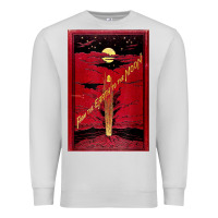 From The Earth To The Moon Jules Verne Book Cover Design Premium Sweatshirt | Teevron