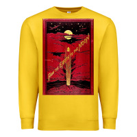 Lemon From The Earth To The Moon Jules Verne Book Cover Design Premium Sweatshirt - ArtChic