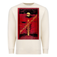 Sandshell From The Earth To The Moon Jules Verne Book Cover Design Premium Sweatshirt - ArtChic