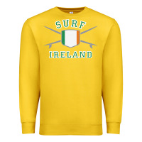 Lemon ireland surfing hoodie  irish flag surfboards design Premium Sweatshirt - ArtChic